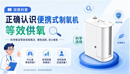 便携式脉冲制氧机“等效供氧”科普介绍